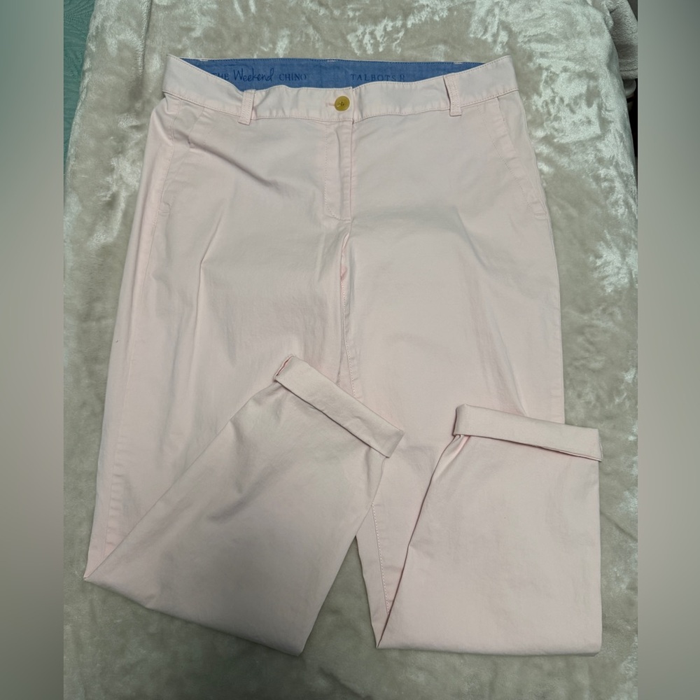 Talbots Soft Pink Chino Trousers